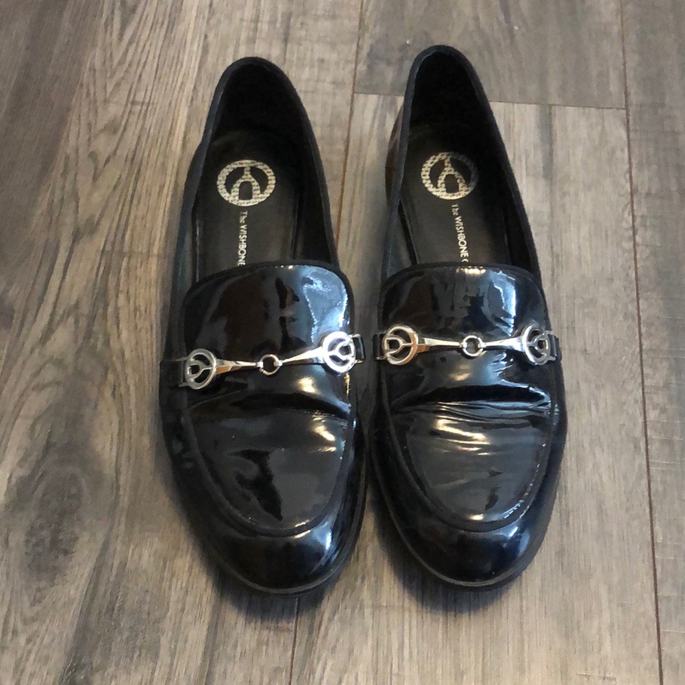 Leather Ladies Low Heel Dressy Shoes